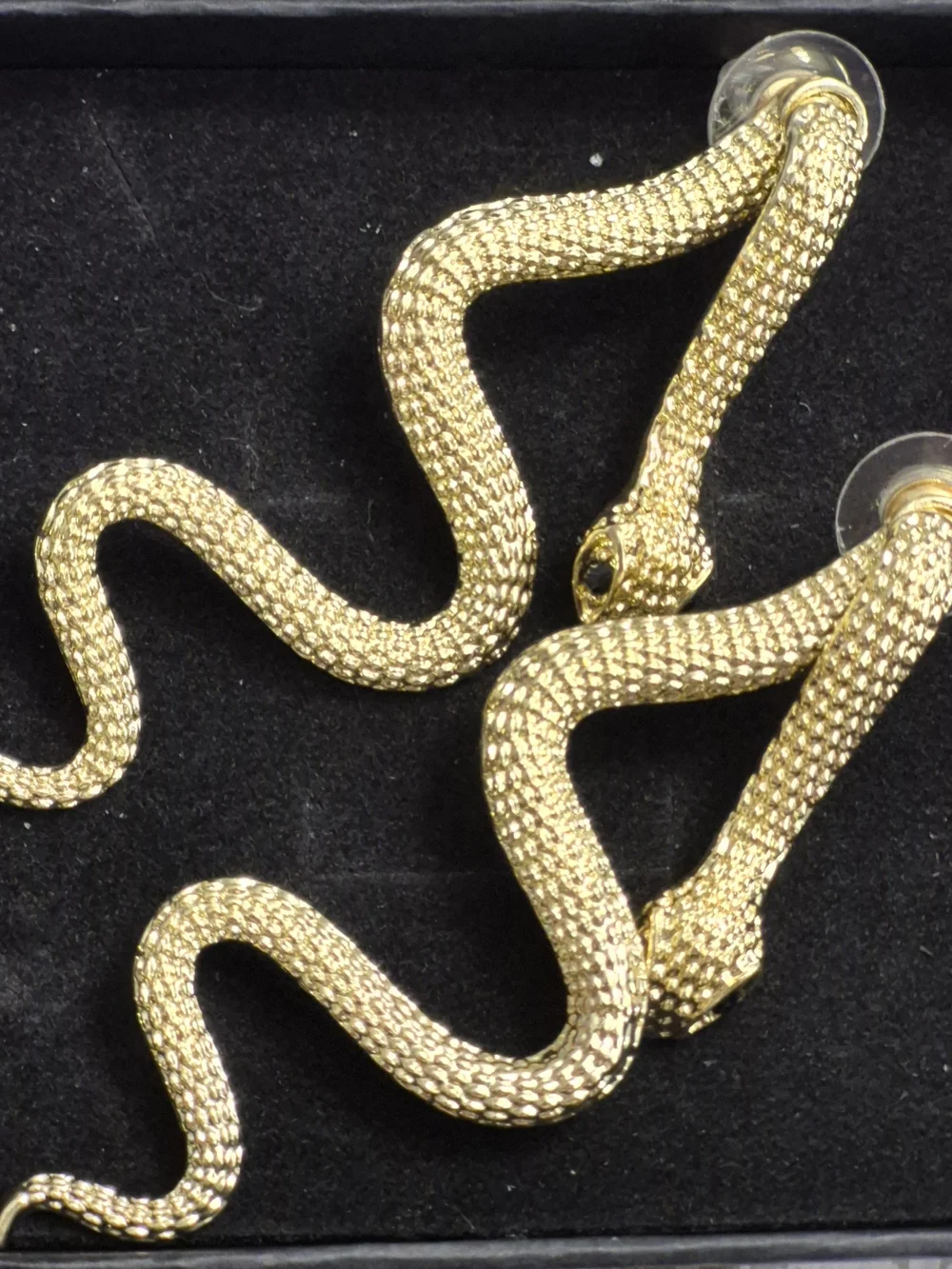 Gold Snake Reptile Decor for Terrariums - Elegant Gold Accent